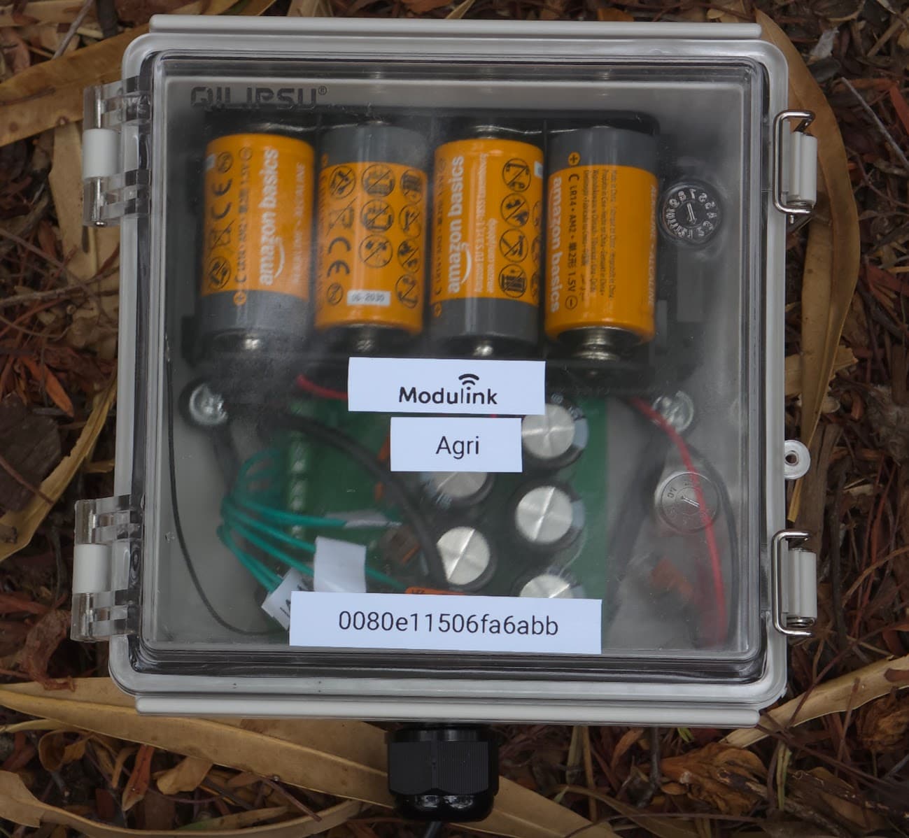 Modulink Agri field terminal. Sensors, probe, valve and batteries are separate accessories.